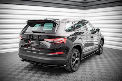 Maxton spoiler cap til Skoda Kodiaq Mk1 Facelift – blank sort – billede 1 af 4