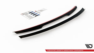 Maxton Spoiler Cap Skoda Octavia Mk3 Facelift - Gloss Black