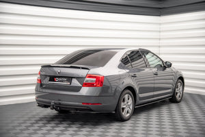 Maxton Spoiler Cap Skoda Octavia Mk3 Facelift - Gloss Black
