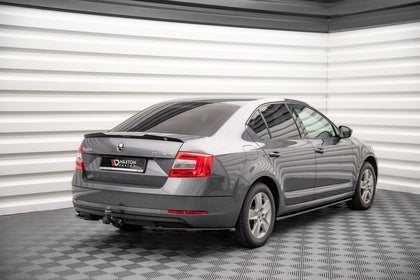 Maxton Spoiler Cap Skoda Octavia Mk3 Facelift - Gloss Black