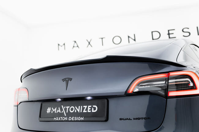 Maxton Spoiler Extension Tesla Model 3 - Gloss Black
