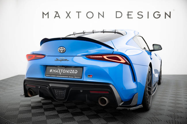 Maxton Spoiler Extension Toyota Supra Mk5 - Gloss Black