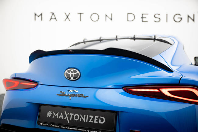 Maxton Spoiler Extension Toyota Supra Mk5 - Gloss Black
