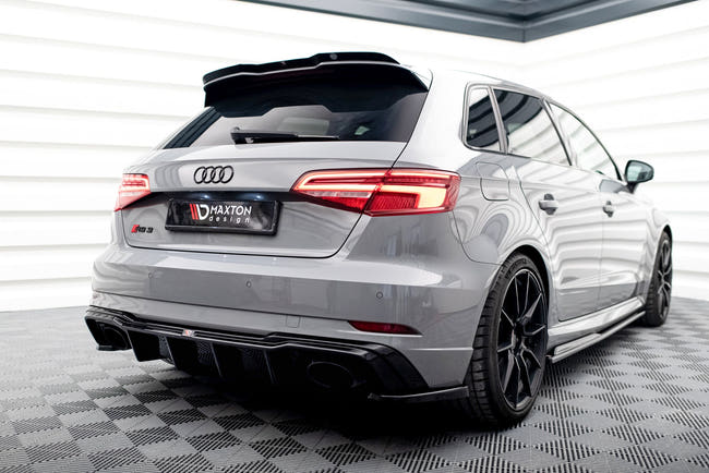 Maxton Spoiler Cap V.1 Audi RS3 8V / 8V Fl Sportback - Gloss Black