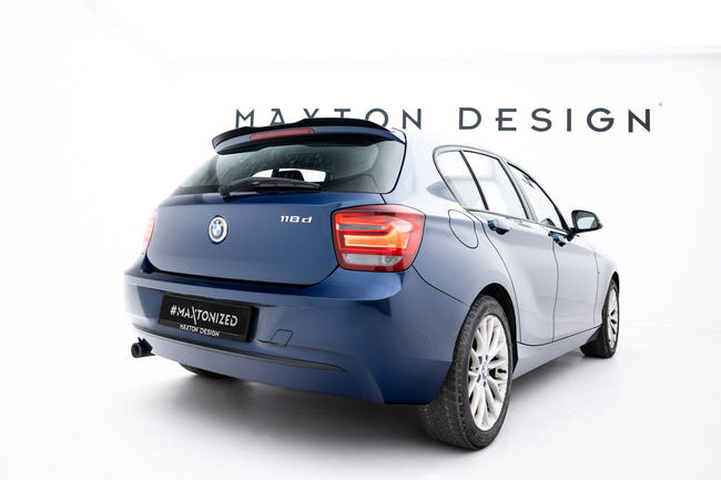 Maxton Spoiler Cap BMW 1 F20/F21 M-Power - Gloss Black