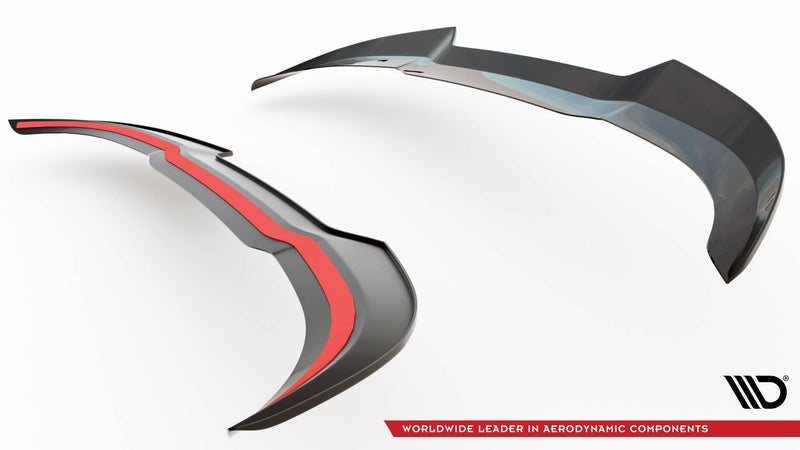 Maxton spoiler cap til Ford Fiesta Mk8 ST / ST-Line – blank sort – billede 11 af 13