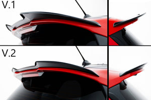 Maxton spoiler cap til Ford Fiesta Mk8 ST / ST-Line – blank sort – billede 3 af 13