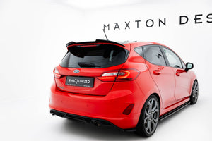 Maxton spoiler cap til Ford Fiesta Mk8 ST / ST-Line – blank sort – billede 2 af 13
