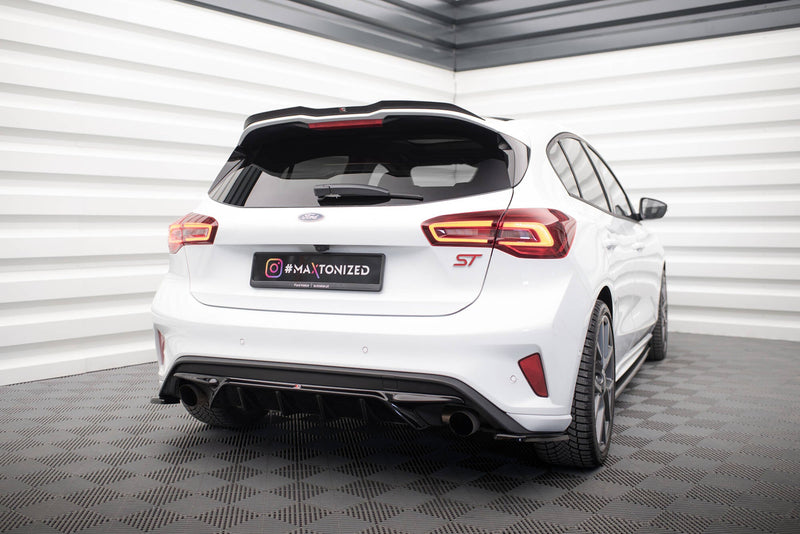 Maxton Spoiler Cap V.2 Ford Focus St Mk4 - Gloss Black