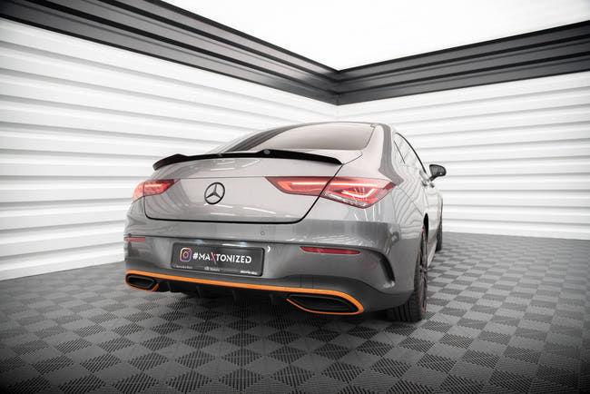 Maxton Spoiler Cap Mercedes-Benz Cla Coupe C118 - Gloss Black