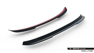 Maxton spoiler cap til Seat Leon Cupra ST Mk3 / Mk3 Facelift – blank sort – billede 6 af 6