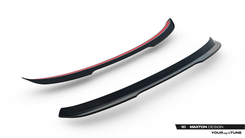 Maxton spoiler cap til Seat Leon Cupra ST Mk3 / Mk3 Facelift – blank sort – billede 6 af 6