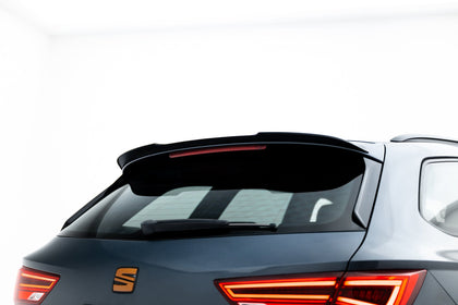 Maxton spoiler cap til Seat Leon Cupra ST Mk3 / Mk3 Facelift – blank sort – billede 1 af 6