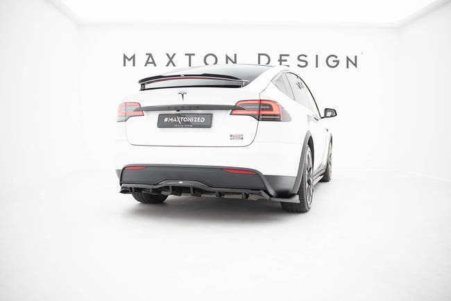 Maxton Spoiler Extension V.1 Tesla Model X - Gloss Black