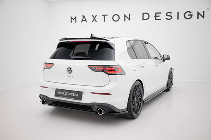 Maxton spoiler cap til Volkswagen Golf GTI / GTD / R Mk8 / Mk8 Facelift – blank sort – billede 3 af 10
