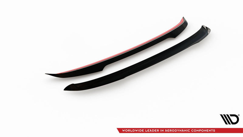 Maxton spoiler cap til Volkswagen Golf GTI / GTD / R Mk8 / Mk8 Facelift – blank sort – billede 9 af 10
