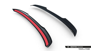 Maxton spoiler cap til Volkswagen Golf Hatchback GTE  / R-Line / Standard Mk8 / Mk8 Facelift – blank sort – billede 7 af 8