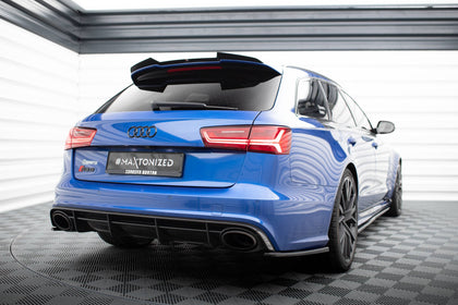 Maxton Spoiler Cap V.2 Audi RS6 C7 - Gloss Black