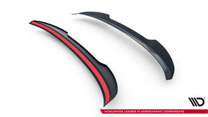 Maxton Spoiler Extension V.2 BMW 1 F20/F21 M-Power Facelift - Gloss Black