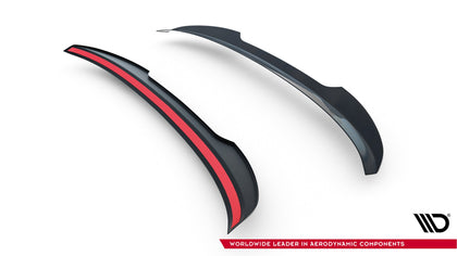 Maxton Spoiler Extension V.2 BMW 1 F20/F21 M-Power Facelift - Gloss Black