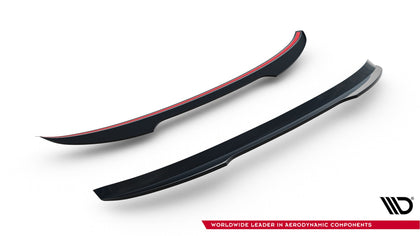 Maxton Spoiler Extension V.2 BMW 1 F20/F21 M-Power Facelift - Gloss Black