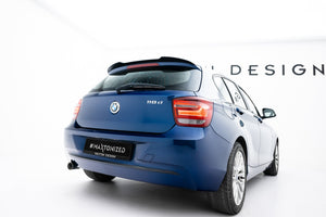 Maxton Spoiler Extension V.2 BMW 1 F20/F21 M-Power Facelift - Gloss Black