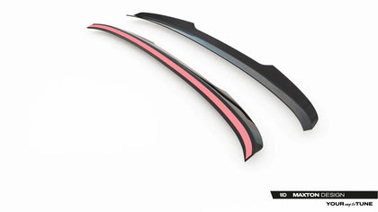 Maxton spoiler cap til BMW 5 Standard / M-Pack / M550 Sedan G30 / G30 Facelift – blank sort – billede 4 af 5
