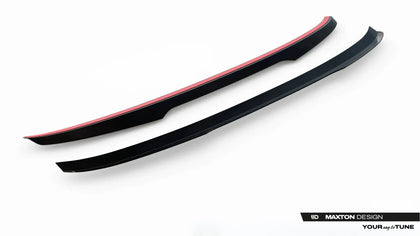 Maxton spoiler cap til BMW 5 Standard / M-Pack / M550 Sedan G30 / G30 Facelift – blank sort – billede 5 af 5