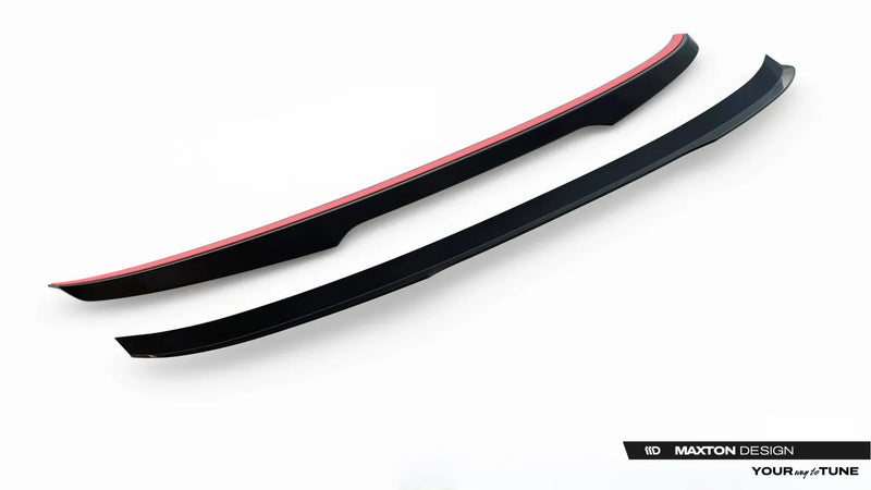 Maxton spoiler cap til BMW 5 Standard / M-Pack / M550 Sedan G30 / G30 Facelift – blank sort – billede 5 af 5
