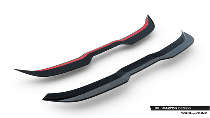 Maxton Spoiler Cap V.1 Ford Focus St Mk4 - Gloss Black