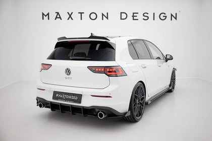 Maxton spoiler cap til Volkswagen Golf GTI / GTD / R Mk8 / Mk8 Facelift – blank sort – billede 3 af 14