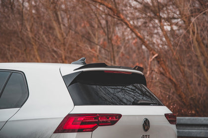 Maxton spoiler cap til Volkswagen Golf GTI / GTD / R Mk8 / Mk8 Facelift – blank sort – billede 8 af 14