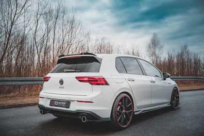 Maxton spoiler cap til Volkswagen Golf GTI / GTD / R Mk8 / Mk8 Facelift – blank sort – billede 11 af 14