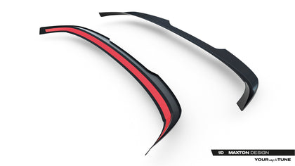 Maxton spoiler cap til Volkswagen Golf Hatchback GTE  / R-Line / Standard Mk8 / Mk8 Facelift – blank sort – billede 6 af 7