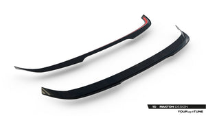 Maxton spoiler cap til Volkswagen Golf Hatchback GTE  / R-Line / Standard Mk8 / Mk8 Facelift – blank sort – billede 5 af 7