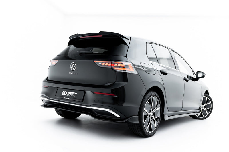 Maxton spoiler cap til Volkswagen Golf Hatchback GTE  / R-Line / Standard Mk8 / Mk8 Facelift – blank sort – billede 3 af 7
