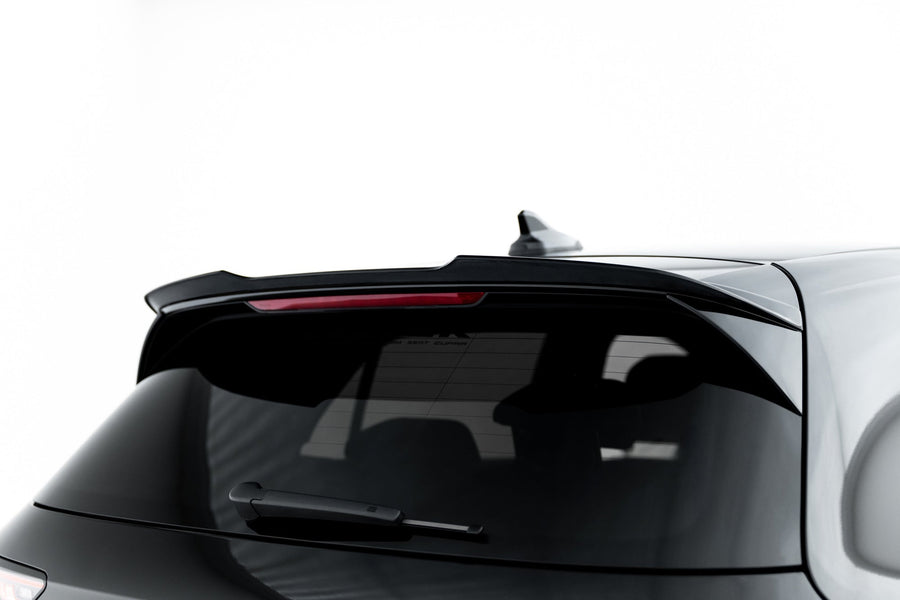 Maxton spoiler cap til Volkswagen Golf Hatchback GTE  / R-Line / Standard Mk8 / Mk8 Facelift – blank sort – billede 1 af 7
