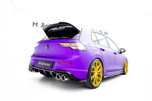 Maxton spoiler cap til Volkswagen Golf R-Performance Hatchback Mk8 Facelift – blank sort – billede 3 af 6