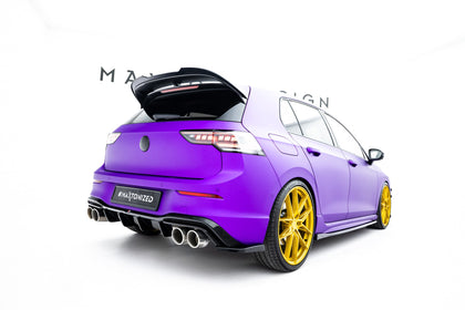 Maxton spoiler cap til Volkswagen Golf R-Performance Hatchback Mk8 Facelift – blank sort – billede 3 af 6