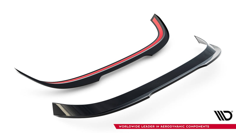 Maxton spoiler cap til Volkswagen Golf R-Performance Hatchback Mk8 Facelift – blank sort – billede 6 af 6