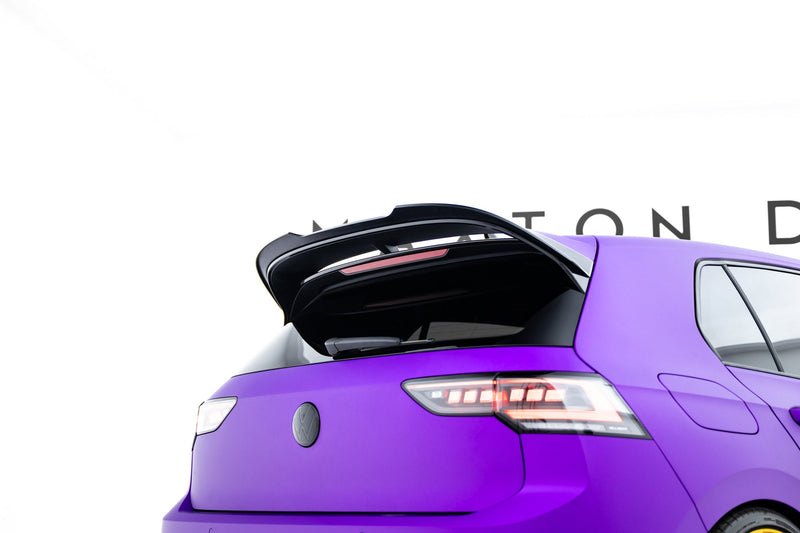 Maxton spoiler cap til Volkswagen Golf R-Performance Hatchback Mk8 Facelift – blank sort – billede 1 af 6