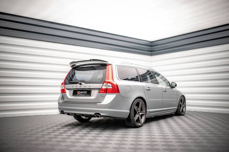 Maxton spoiler cap til Volvo V70 Mk3 – blank sort – billede 2 af 6
