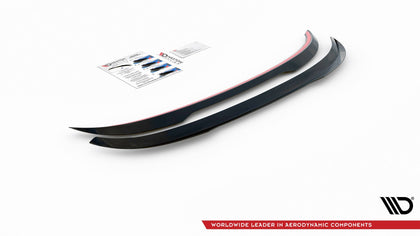 Maxton spoiler cap til Volvo V70 Mk3 – blank sort – billede 6 af 6