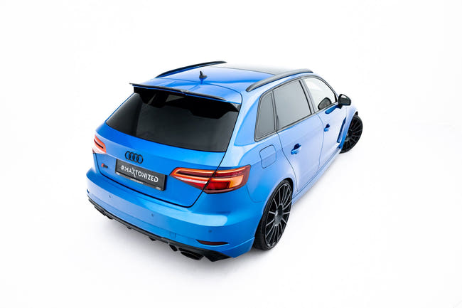 Maxton Spoiler Cap V.3 Audi RS3 8V / 8V Fl Sportback - Gloss Black