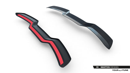 Maxton spoiler cap til Audi RS3 Sportback 8V / 8V Facelift – blank sort – billede 6 af 6