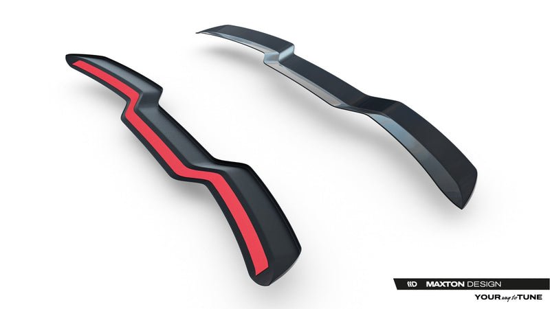 Maxton spoiler cap til Audi RS3 Sportback 8V / 8V Facelift – blank sort – billede 6 af 6