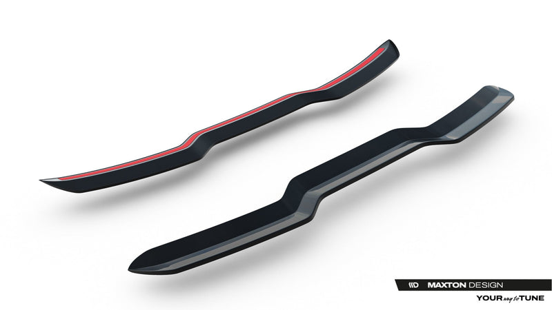 Maxton spoiler cap til Audi RS3 Sportback 8V / 8V Facelift – blank sort – billede 5 af 6