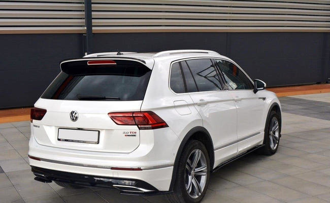 Maxton Spoiler Extension VW Tiguan Mk2 R-Line - Gloss Black