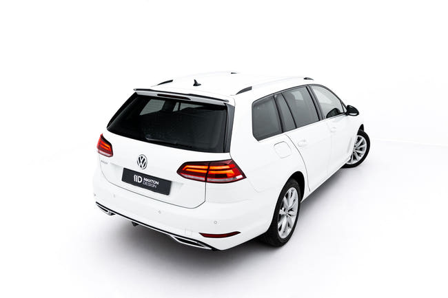 Maxton Spoiler Cap VW Golf 7 / 7 Facelift R / R-Line Estate - Gloss Black