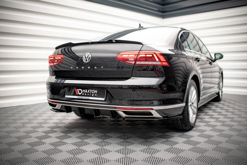 Maxton spoiler cap til Volkswagen Passat Sedan B8 Facelift – blank sort – billede 2 af 5